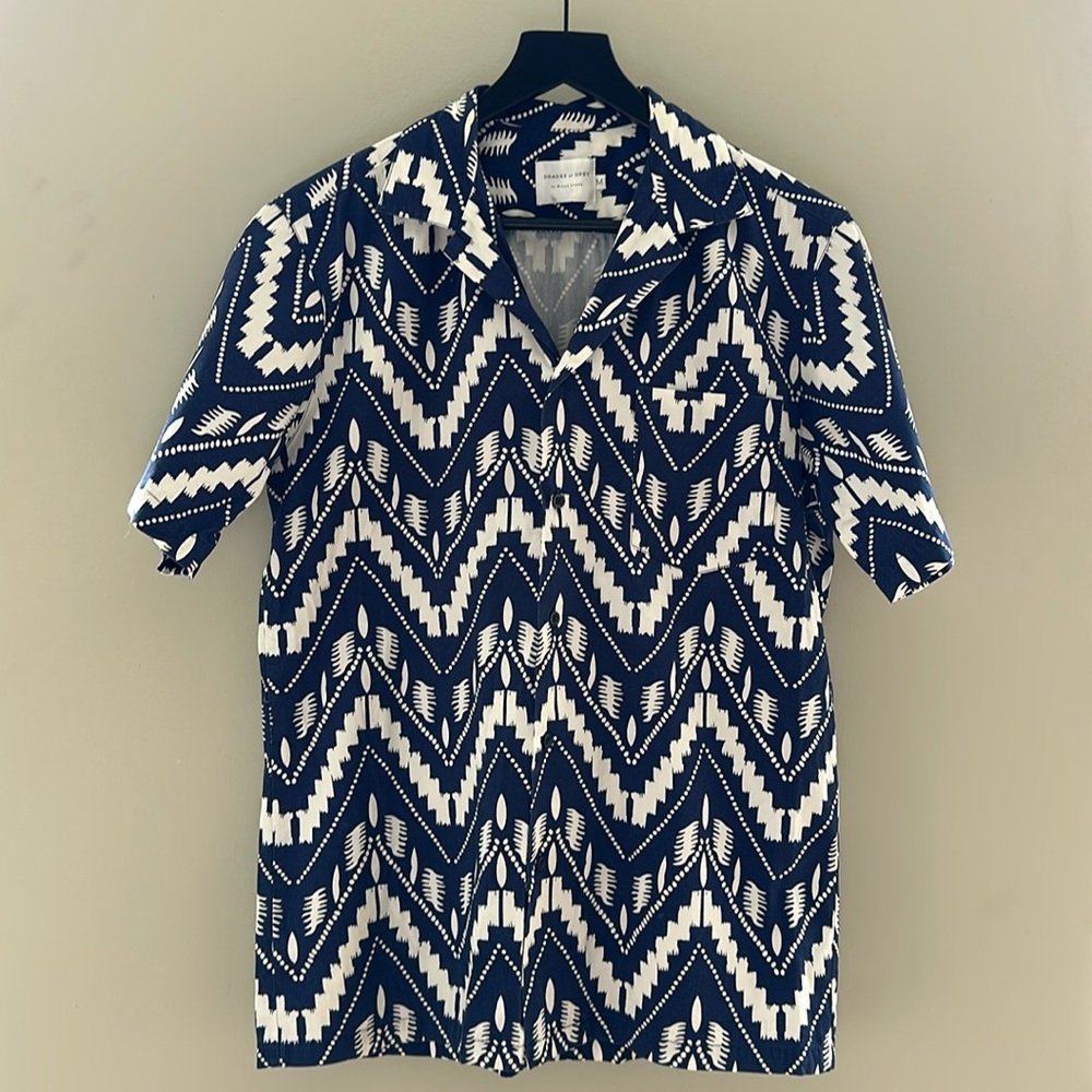Shades of Gray vintage designer shirt